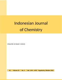 Image of Indonesian Journal of Chemistry Volume 23 Issue 5