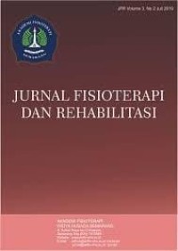 Image of Jurnal Fisioterapi dan Rehabilitas Volume 3 Nomor 2