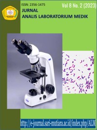 Image of Jurnal Analis Laboratorium Medik Volume 8 Issue 2