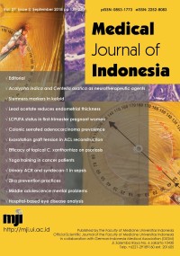 Image of Medical Journal of Indonesia Volume 27 Issue 3