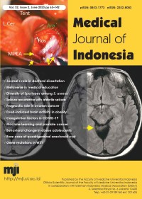 Image of Medical Journal of Indonesia Volume 32 Issue 2