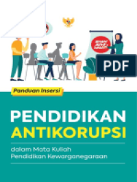 Image of Panduan Insersi Pendidikan Antikorupsi dalam Mata Kuliah Pendidikan Kewarganegaraan