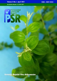 Image of Pharmaceutical Sciences and Research PSR : Formerly Majalah Ilmu Kefarmasian Volume 8 Issue 1
