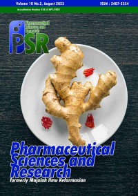 Image of Pharmaceutical Sciences and Research PSR : Formerly Majalah Ilmu Kefarmasian Volume 10 Issue 2