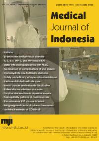 Image of Medical Journal of Indonesia Volume 29 Issue 3