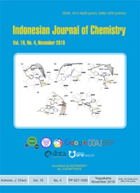 Image of Indonesian Journal of Chemistry Volume 19 Issue 4