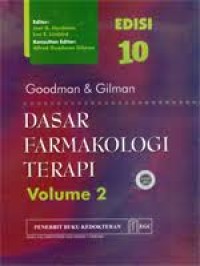 Image of Goodman and Gilman Dasar Farmakologi Terapi Edisi 10 Volume 2