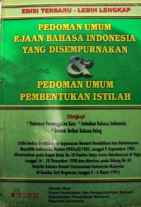Image of Pedoman Umum Ejaan Bahasa Indonesia yang Disempurnakan Edisi Terbaru lebih lengkap