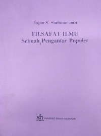 Image of Filsafat ilmu Sebuah Pengantar Populer