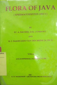 Image of Flora of Java (Spermatophytes Only) Volume 2