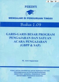 Image of Garis Garis Besar Program Pengajaran dan Satuan Cara Pengajaran (GBPP&SAP)