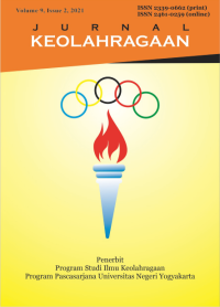 Image of Jurnal Keolahragaan Volume 9 Issue 2