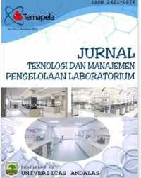 Image of Jurnal Teknologi dan Manajemen Pengelolaan Laboratorium Volume 2 Issue 2