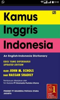 Image of Kamus Inggris Indonesia: An English-Indonesian Dictionary