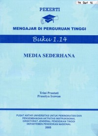 Image of Media Sederhana : Pekerti Mengajar di Perguruan Tinggi Buku 1.14