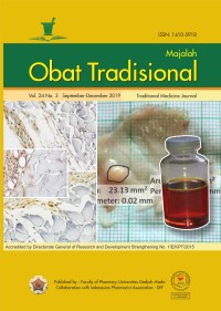 Image of Majalah Obat Tradisional Volume 24 Nomor 3