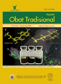 Image of Majalah Obat Tradisional Volume (Traditional Medicine Journal) 27 Issue 1