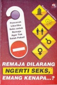 Image of Remaja Dilarang Ngerti Seks Emang Kenapa