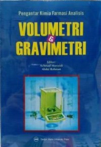 Image of Pengantar Kimia Farmasi Analisis Volumetri dan Gravimetri